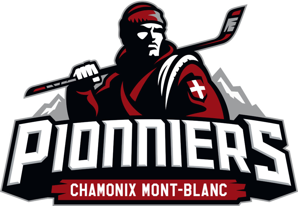 Hockeyeur rouge des Pionniers de Chamonix