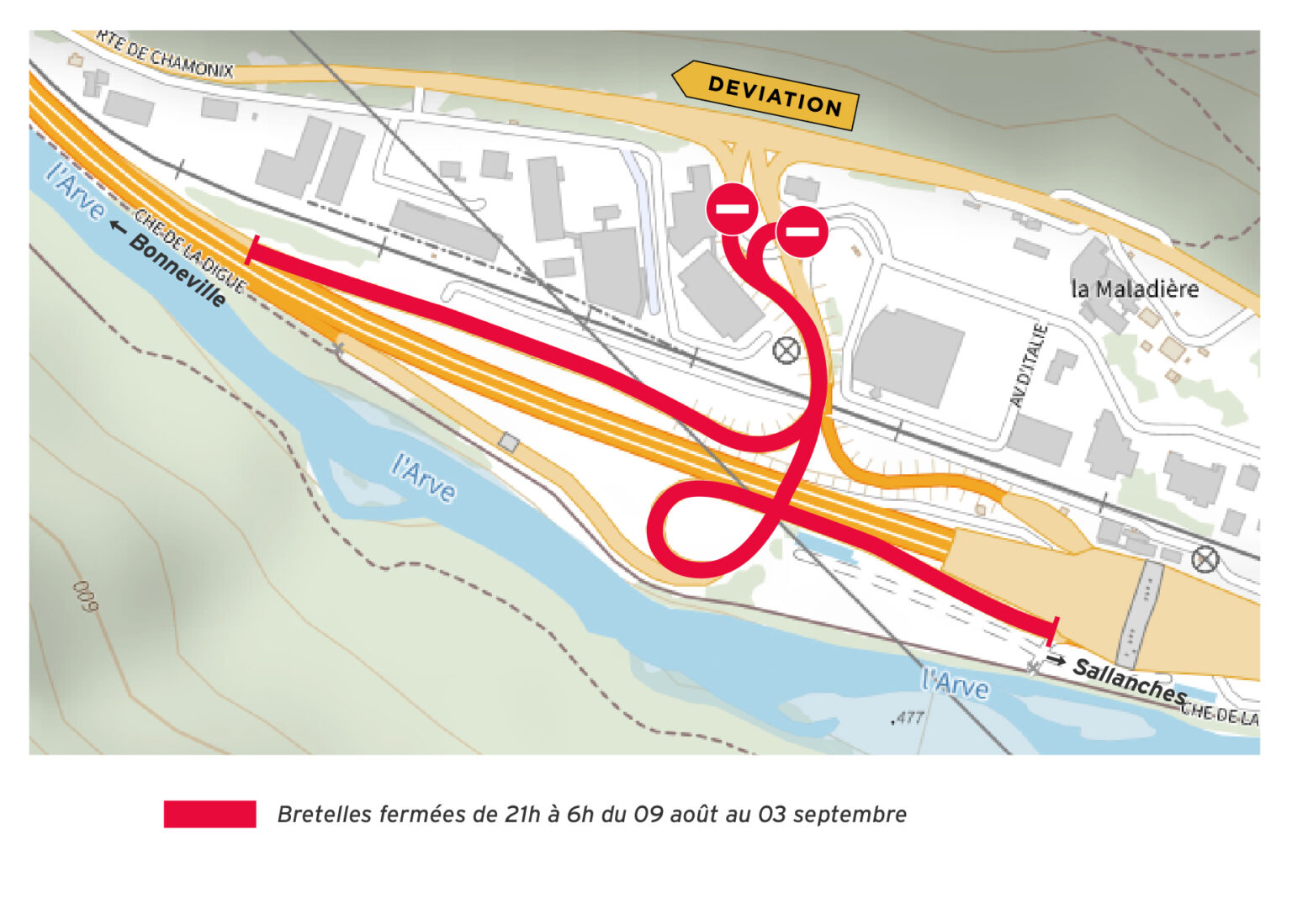 Les travaux d'août - Autoroute Blanche (A40) - ATMB - Autoroutes et ...
