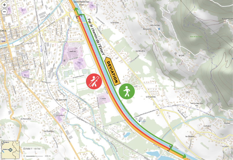 Sallanches (A40) : ATMB engage des travaux de protection des zones de ...