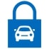Picto cadenas avec une voiture dedans