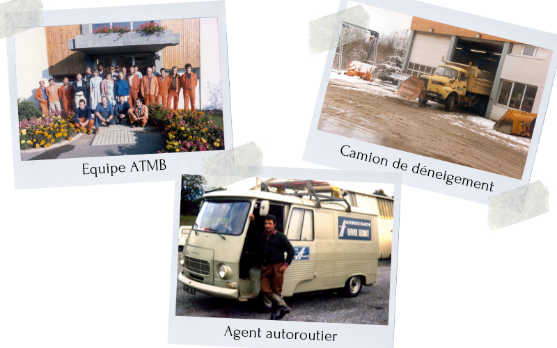 Photos de l'Autoroute Blanche A40 il y a 50 ans