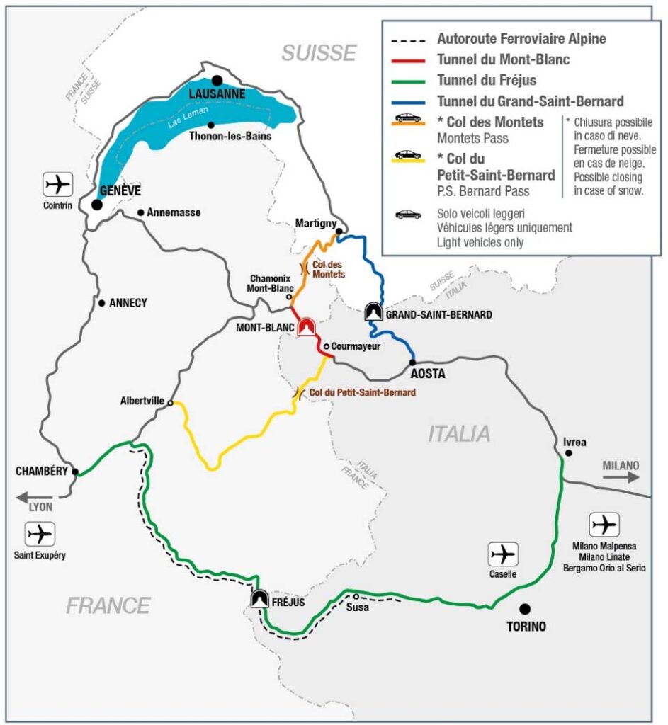 Travaux Au Tunnel Du Mont Blanc