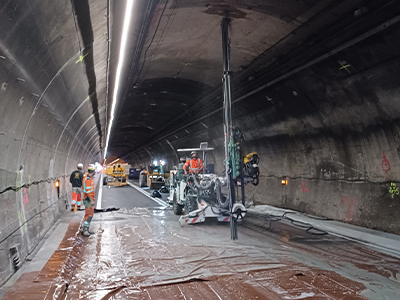 Travaux Tunnel du Mont Blanc ©ATMB